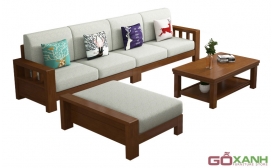 Ghế sofa gỗ sồi kiểu dáng độc đáo