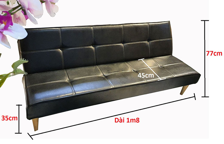Ghế sofa giường nằm nhỏ gọn tiện lợi/ Sofa bed 1m8 4