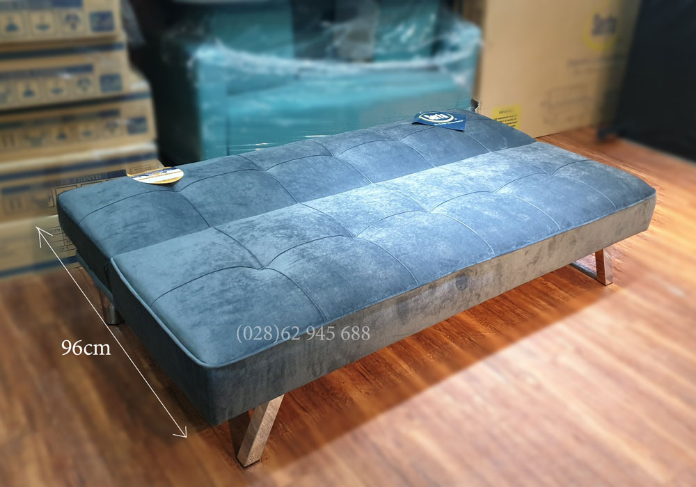 Ghế sofa giường / bed vải nhung xuất khẩu - Free ship Tphcm 2