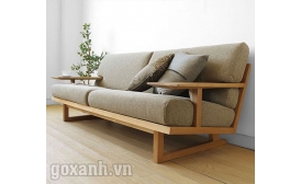 Ghế sofa băng gỗ bọc nệm