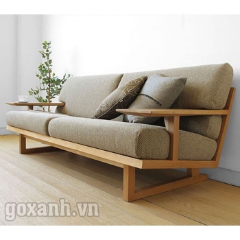 Ghế sofa băng gỗ bọc nệm