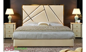 Giường ngủ inox 304 xi mạ vàng PVD