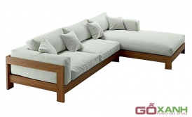 Sofa gỗ sồi cao cấp
