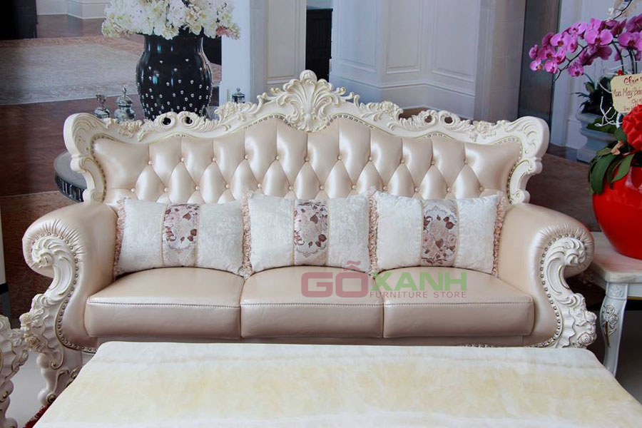 Bàn ghế sofa Châu Âu - sofa cổ điển Luxury 