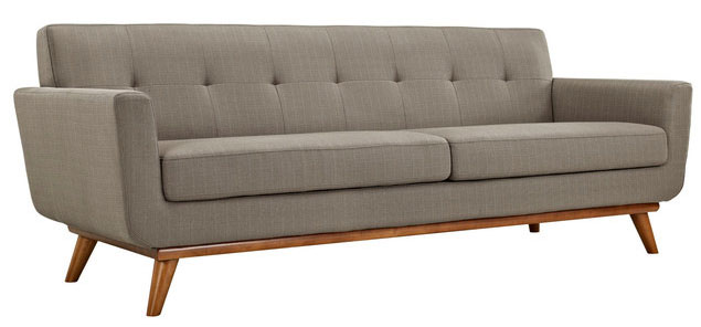 [Gỗ Xanh] Ghế sofa băng dài đế ngồi gỗ tự nhiên