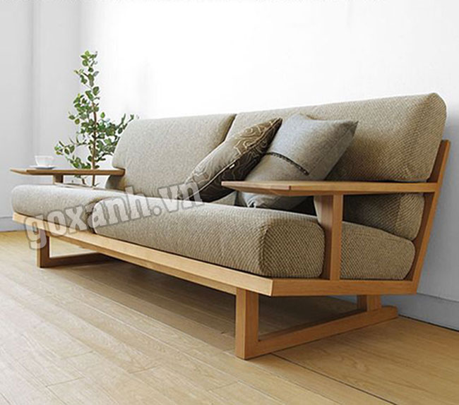 Ghế sofa băng gỗ bọc nệm chất lượng cao 1