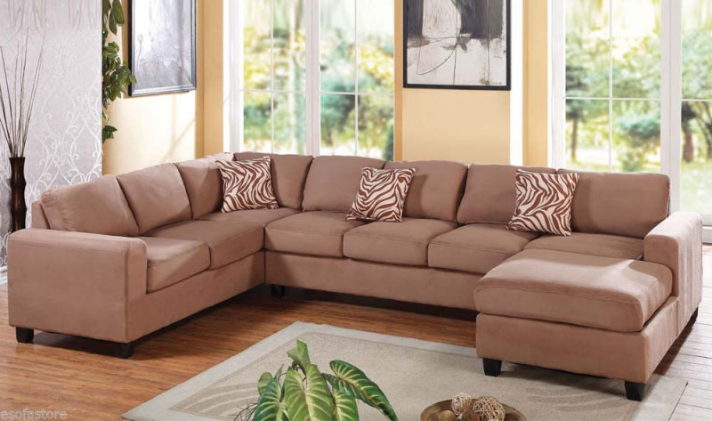 Kiểu ghế sofa vải chữ U đẹp khuyến mãi 30%