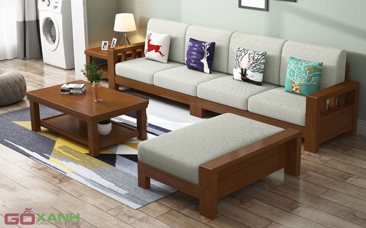 Ghế sofa gỗ sồi kiểu dáng độc đáo, thiết kế đẹp tinh xảo 1