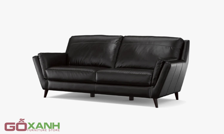 Ghế sofa băng dài màu đen