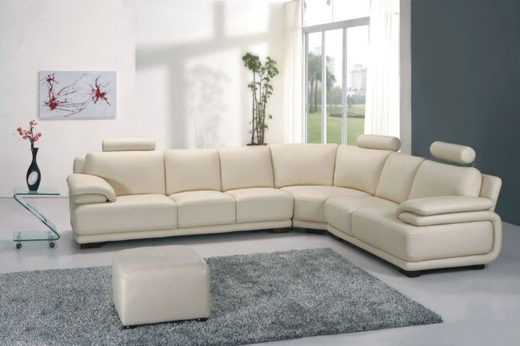 Giá bộ ghế sofa phòng khách rộng đẹp màu trắng sáng