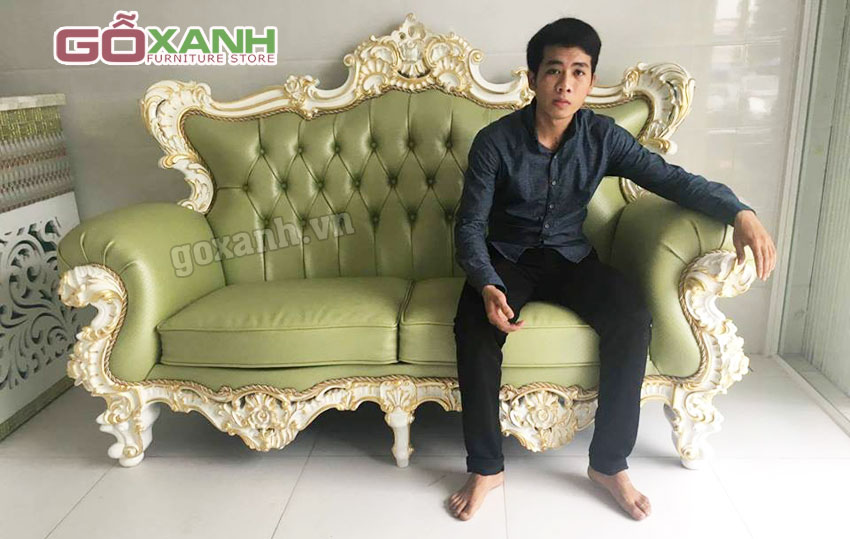 Mẫu ghế sofa cổ điển đẹp nhất hiện nay, ghế cổ điển đẹp ở Sài Gòn 3