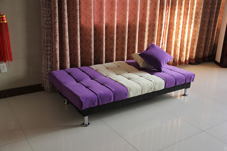 Sofa bed xinh, mẫu mới hiện đại, màu tím dễ thương 2