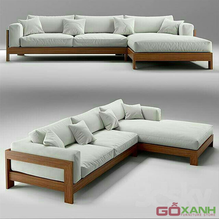 Sofa gỗ sồi cao cấp