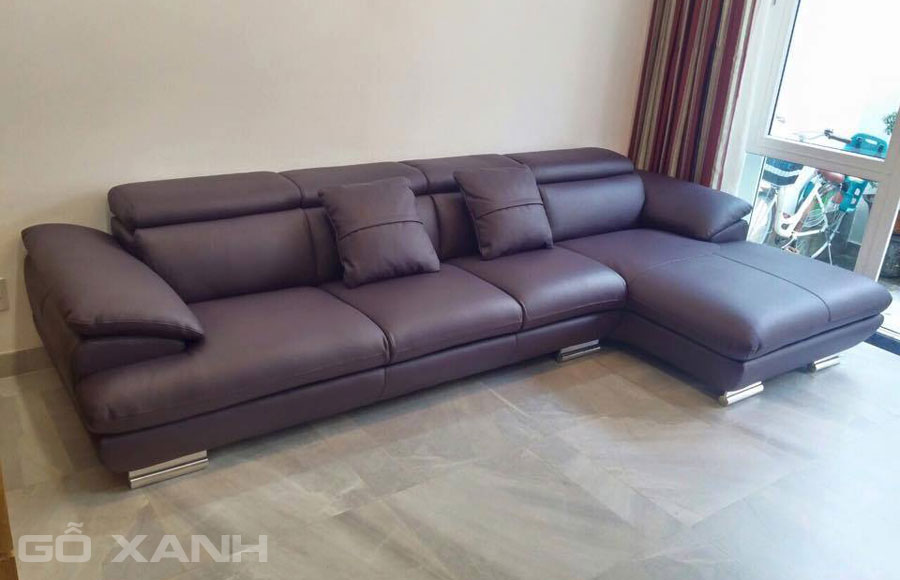 Sofa góc kiểu dáng xinh, ghế salon góc l hiện đại