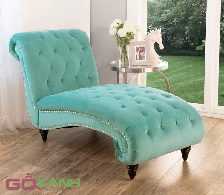 Sofa thư giản cao cấp, so pha thư giản bọc vải nhưng xanh ngọc