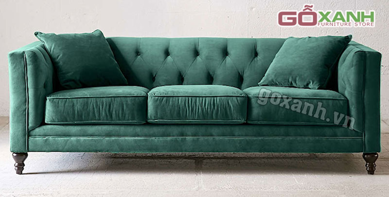 List 5 mẫu ghế sofa bọc vải nhung "chất phát ngất" 3